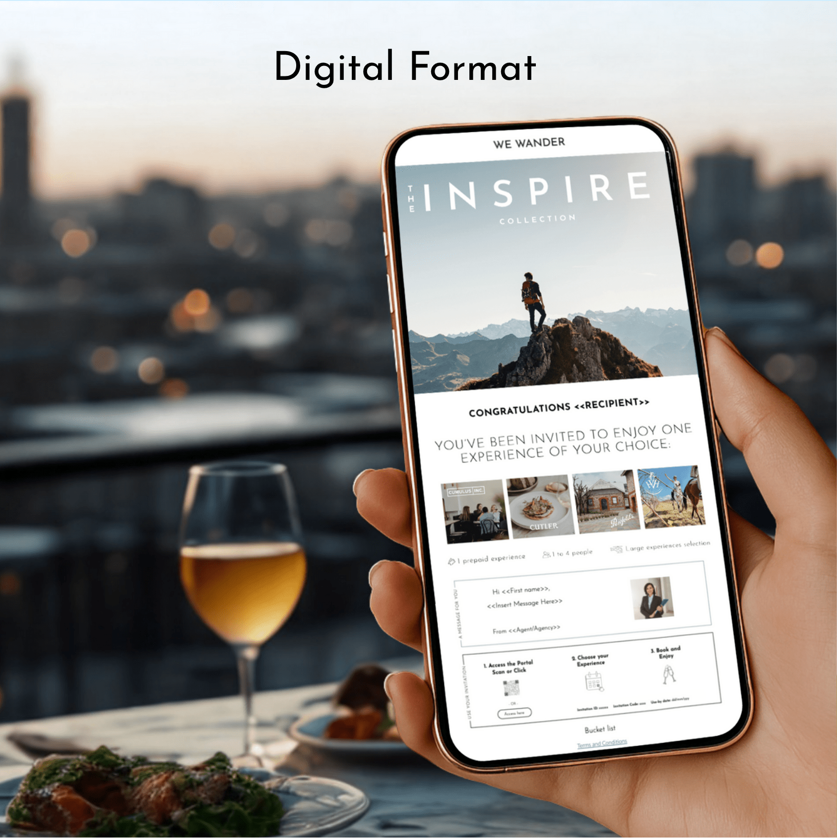 Inspire - Experience Portfolio for business - We Wander